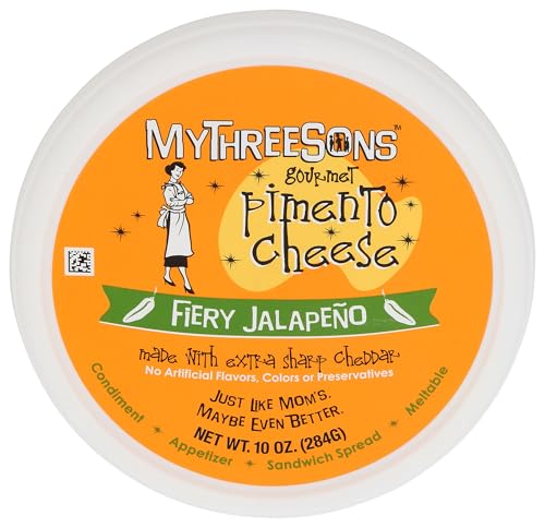 Mythreesons Pimento Cheese W/Jalapeno, 10 Oz