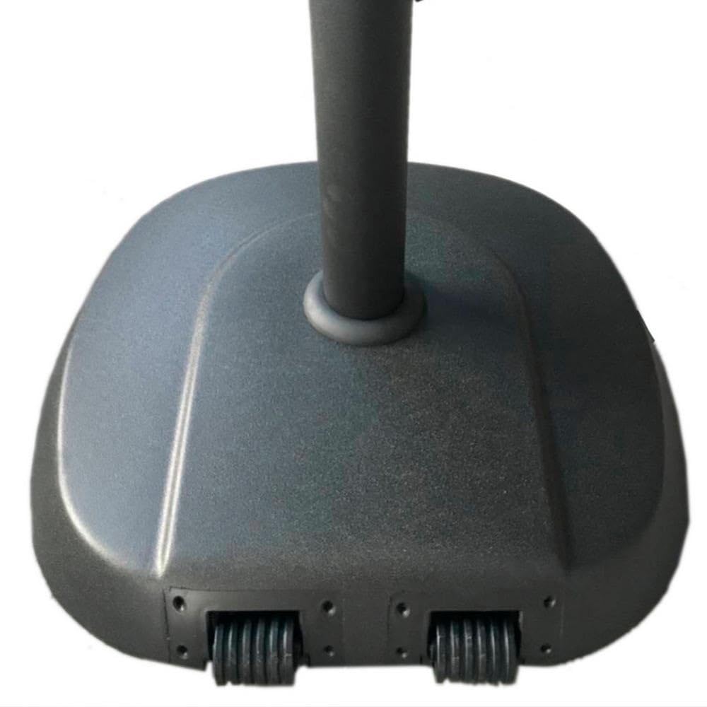 LOLAhome Czarna cementowa osłona przeciwsłoneczna z kołami 28 kg