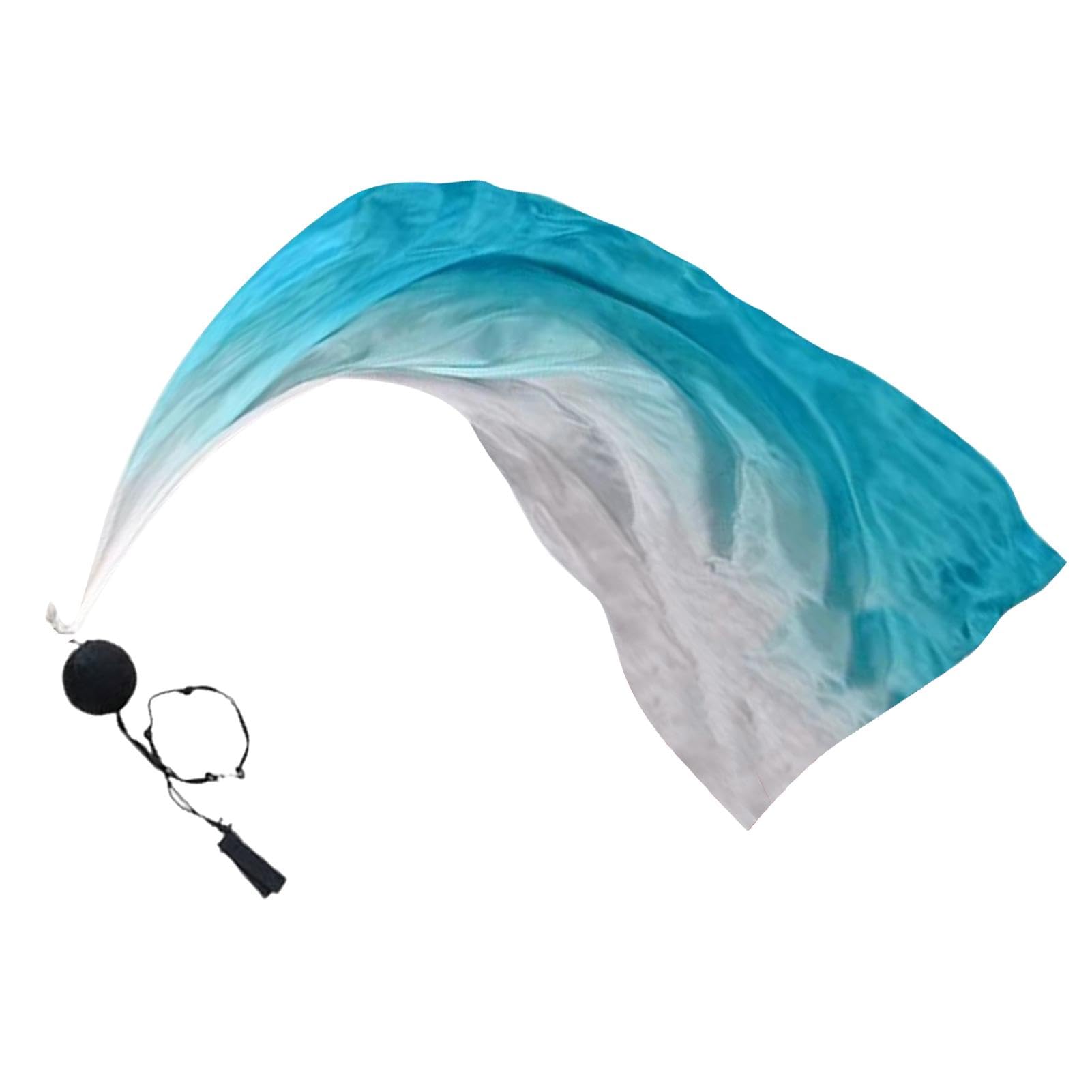 Poi De Soie, Voiles De Danse En Soie - Drapeaux De Danse Avec Balles