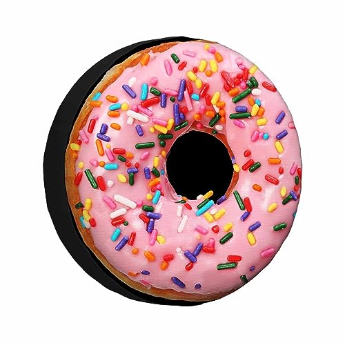 Amazon | MIYASANG ドーナツ スペア タイヤ カバー ピンク ドーナツ