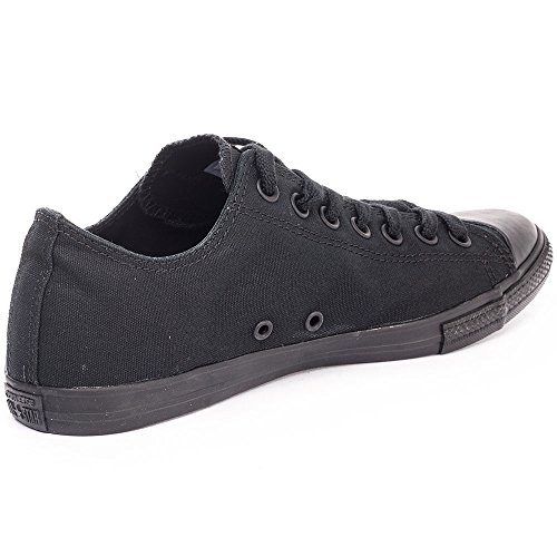 Image of Converse Chuck Taylor All Star Lean Ox Mens Trainers Black Black - 3 UK