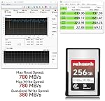 Pergear New 256GB CFexpress Type A Memory Card, Up to 780MB/s Read Speed & 780MB/s Write Speed for 4K 120P,8K 30P Recording (256GB Standard VPG200)