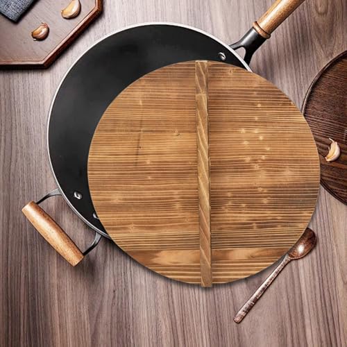 Tapa de madera para olla de 32.6 cm: el accesorio versátil para tus recetas caseras cotidianas 8