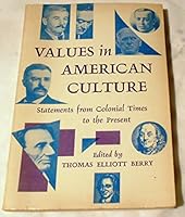 Values in American Culture B000NVGCCQ Book Cover