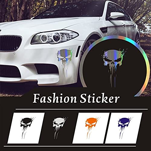 22 * 15cm Punisher Skull Sticker 3D Auto Stickers en Decal Auto Bloed Vinyl Reflecterende Sticker Auto Styling… - Afbeelding 8
