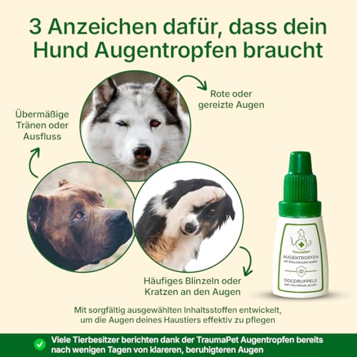 TraumaPet Augentropfen Kolloidales Silber Hund 10ml