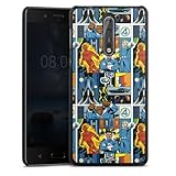 DeinDesign Hard Case kompatibel mit Nokia 8 Schutzhülle schwarz Smartphone Backcover Marvel The...