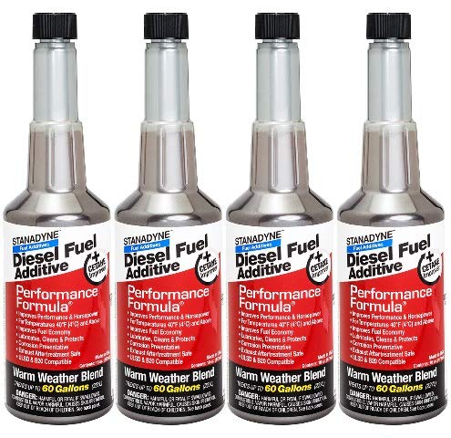 Warm Weather Blend by Stanadyne - 4 Pack (Pint 16oz) of Performance Formula Diesel Additive | Stanadyne # 43570