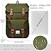 Chase Chic Backpack for Men Women, Vintage Rucksack Bookbag 15.6 inch Fashion Bag Unisex Casual Daypack for Travel,College,Work(Green)