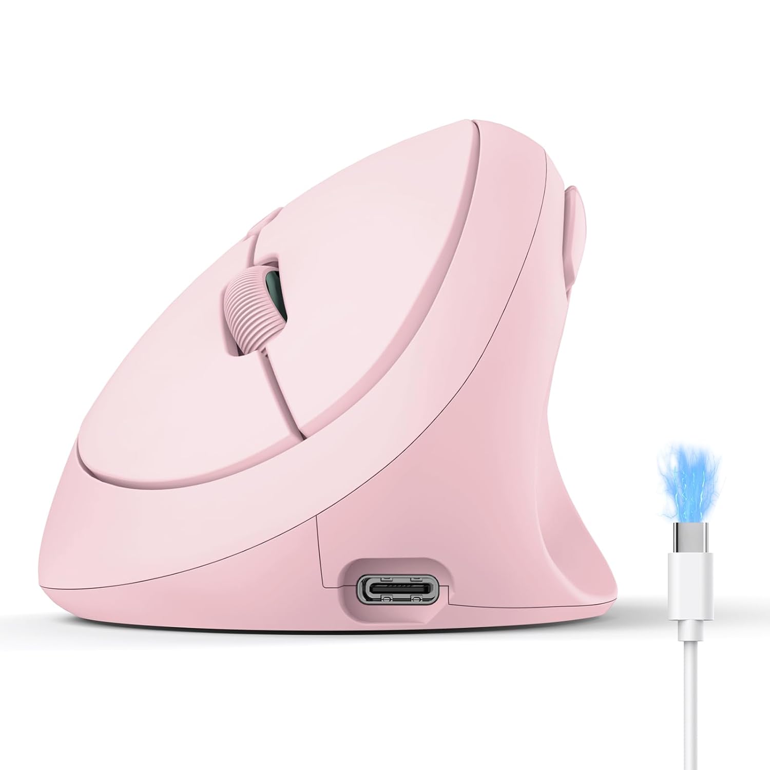 TECKNET Ergonomic Mouse Bluetooth Wireless Vertical Mouse Rechargeable Battery Quiet Clicks 4800 DPI Adjustable BT5 0 3 0