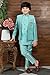 AHHAAAA Kids Indian Ethnic Silk Blend Bollywood Style Indo-Western Sherwani Set For Boys
