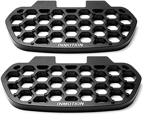 HUAYUWA V11 V12 V13 Honeycomb Pedals, Compatible for Inmotion V11Y V12Pro V13Pro Electric Unicycles Non-Slip Off-Road Pedals High-Density Aviation Aluminum Footrest Accessories (Black)