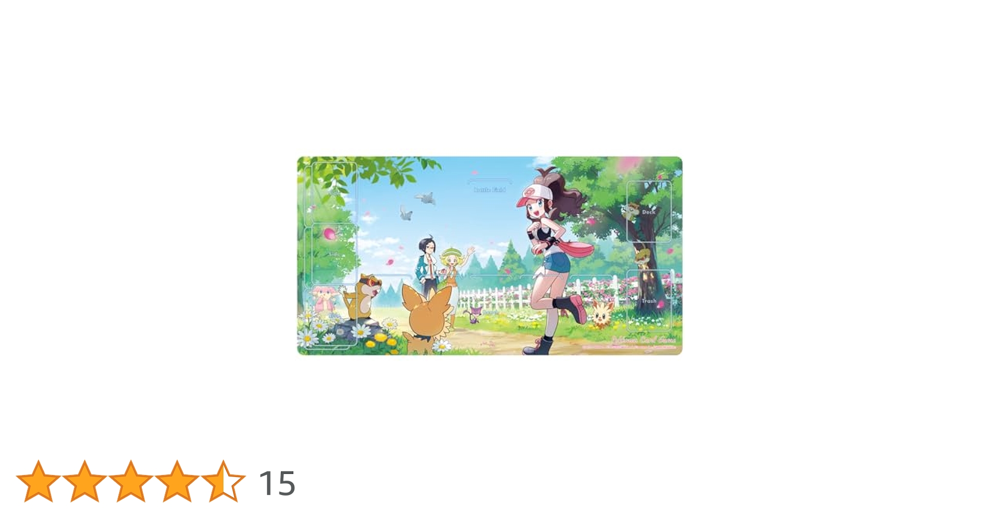 ポケモンカード ラバープレイマット トウコ　デッキケース シャンデラ ポケカ ポケモンカード ラバープレイマット トウコ デッキケース