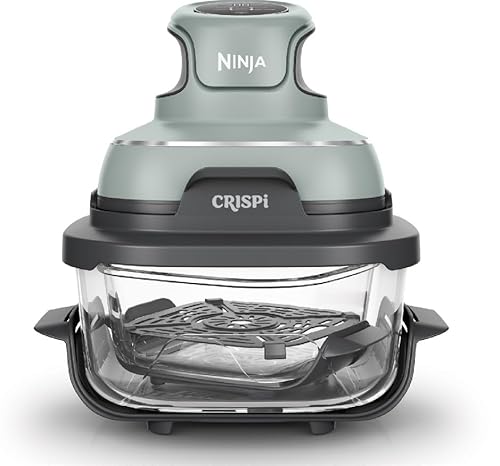 Ninja Crispi Heißluftfritteuse FN101UKSG mit Glasbehälter