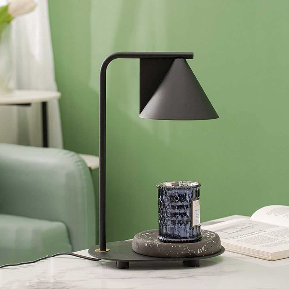 NOBRIM Riscaldatore di Candele con Timer Lampada scaldacandele Lampada retrò profumata a Fusione Lampada a Cera dimmerabile per Ufficio, Hotel, Yoga Comodino Interno