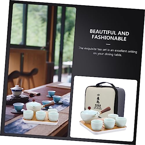 Ensemble de théière avec 4 tasses et bouilloire à thé SHOWERORO - 5