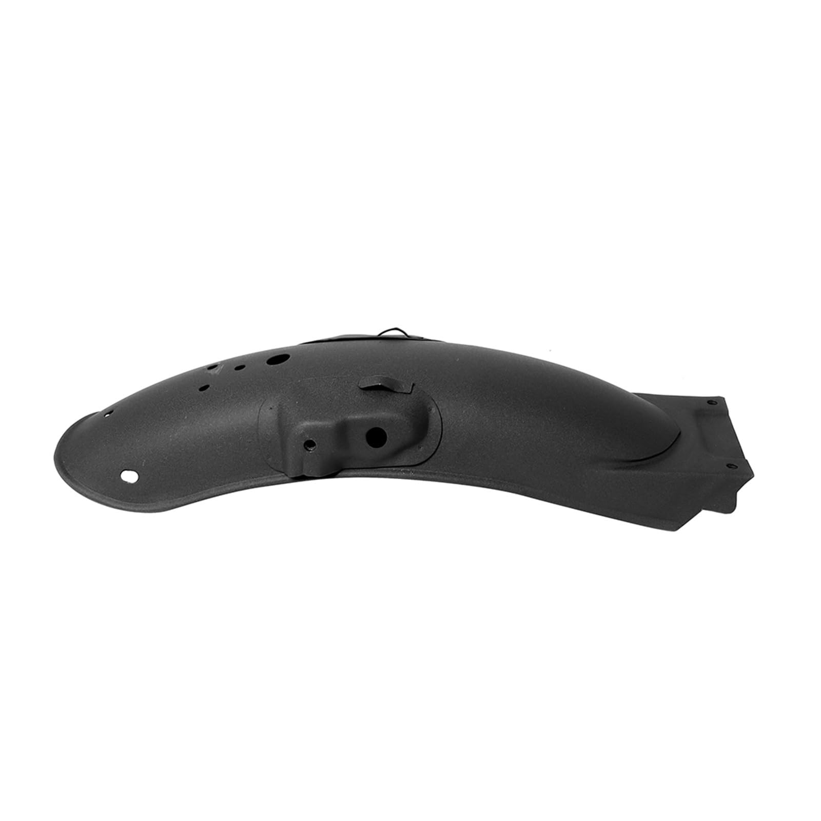 DUBDOG Paraspruzzi per Moto, Parafango Parafango Parafango Nero/Cromo Moto Universale Posteriore Retro Parafango in Metallo Paraspruzzi Compatible with Parafango CG125 GN125 (Color : Black)(Schwarz)