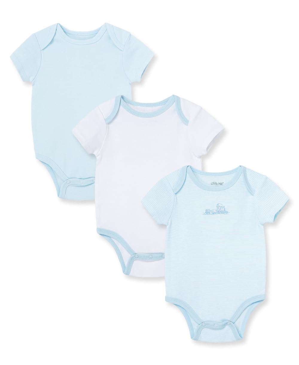 Little Me 3-Pack Scratch Free Tag Bodysuits