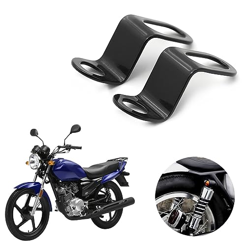 Image of AUCELI Motorcycle Turn Signal Brackets, 2PCS Universal L Shape 12mm Hole Shock Brackets, Motorbike Rear Turn Signal Lamp Mounting Holder