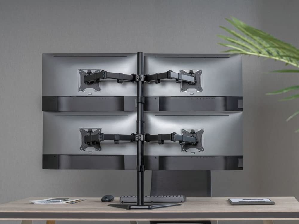 Equip 650127 17"-32" quadruplo monitor/supporto da tavolo LCD
