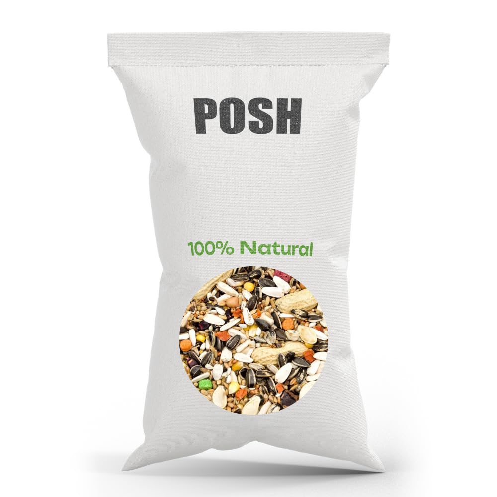 10 kg di mangime per pappagalli grandi senza additivi, granulato vitaminico, girasole, noci, canapa, zucca miscela naturale