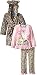 Bunz Kidz Girls' I Need a Cat Nap Robe and 2pc Pajama Set