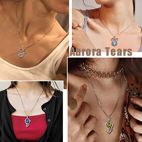 Aurora-Tears-Zodiac-Constellation-Necklaces-Women-925-Sterling-Silver-Crystal-Birthstone-Pendant-Cubic-Zirconia-Birth-Jewelry-Charm-Dating-Jewelry - DumpADate.com