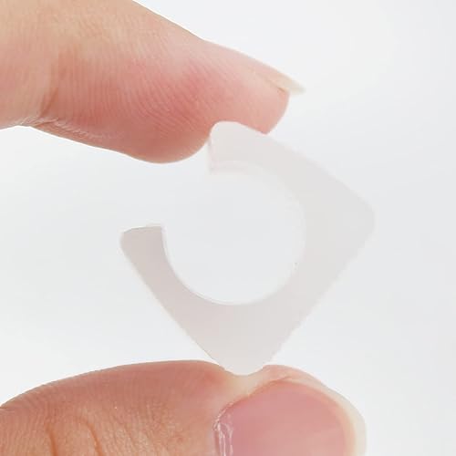 Miniatura 3 de 24 protectores de patas de silla, abrazadera rectangular de plástico para muebles en forma de U, clips de patas de silla de 0.472 in, protector