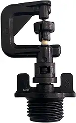 Microaspersor Bailarina Bege Saida Dupla Rosca 1/2-10 Unidades (BEGE)