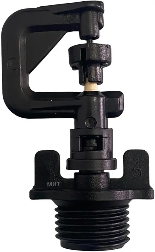 Microaspersor Bailarina Bege Saida Dupla Rosca 1/2-10 Unidades (BEGE)