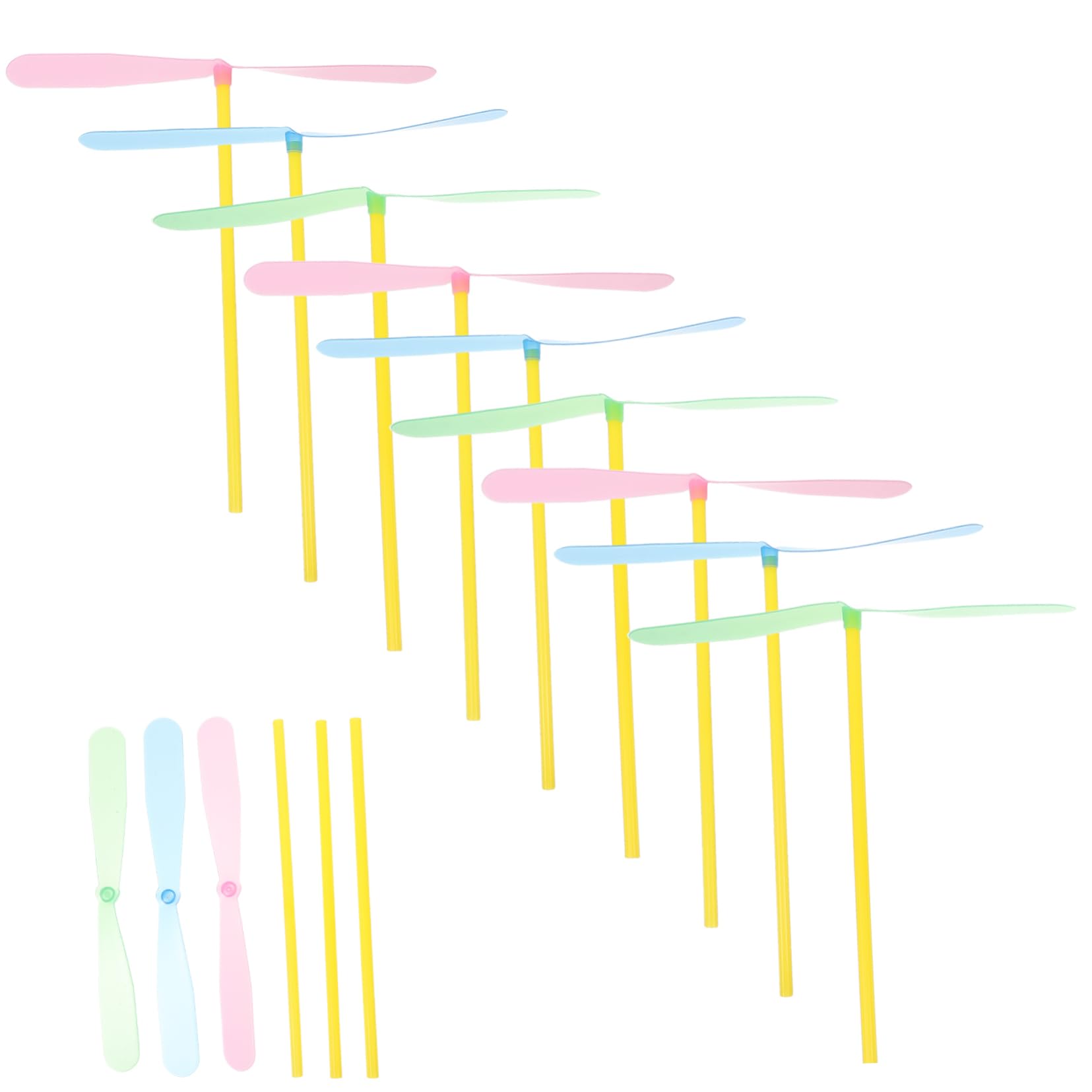 80pcs Rotating Small Flying Sports Flying Plastic Hand Swirling