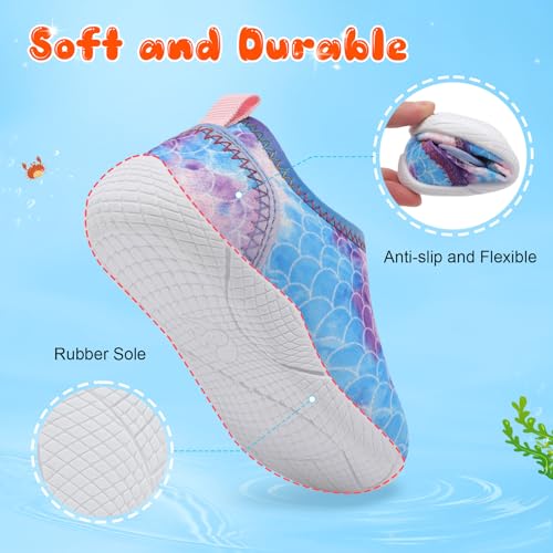 L-RUN Toddler Shoes Boys Girls Barefoot Sneaker Non-Slip Kids Water Shoes Wide Walking Shoes Baby Quick Dry Breathable Summer Socks Shoes for Outdoor Indoor4