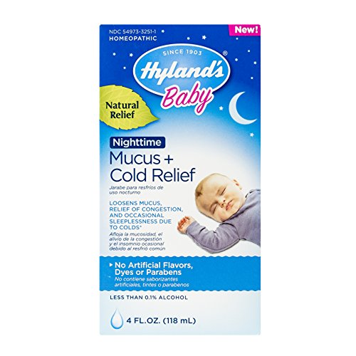 Baby Cold Medicine, Nighttime Infant Cold and Cough Medicine, Decongestant, Hyland's Baby Mucus