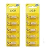 LiCB - 10 batterie alcaline da 27 A, 12 V: V27A, LR27A, MN27, ,A27