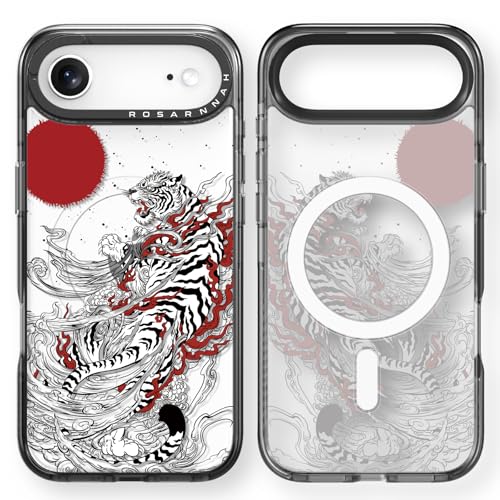 Coque iPhone 17 Air motif tigre blanc pour la vie de tous les jours