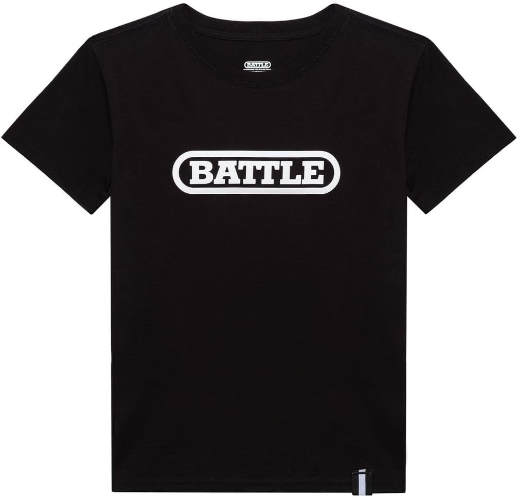 Battle Sports Youth Classic Cotton T-Shirt, Standard Fit, Premium Logo Print