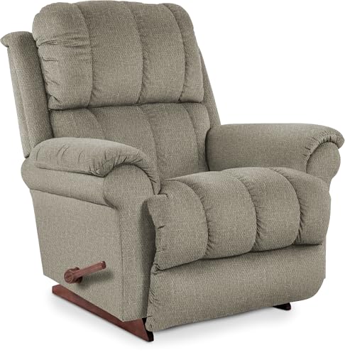 Image of La-Z-Boy Neal Rocking Recliner, Marble | Tall Scale with Tailored Cushions