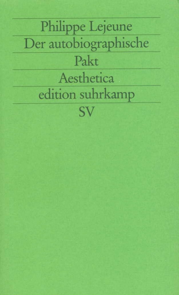 Der autobiographische Pakt