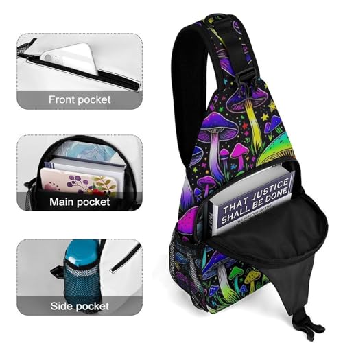 Mochila tipo sling para viajes y actividades al aire libre miniatura 4