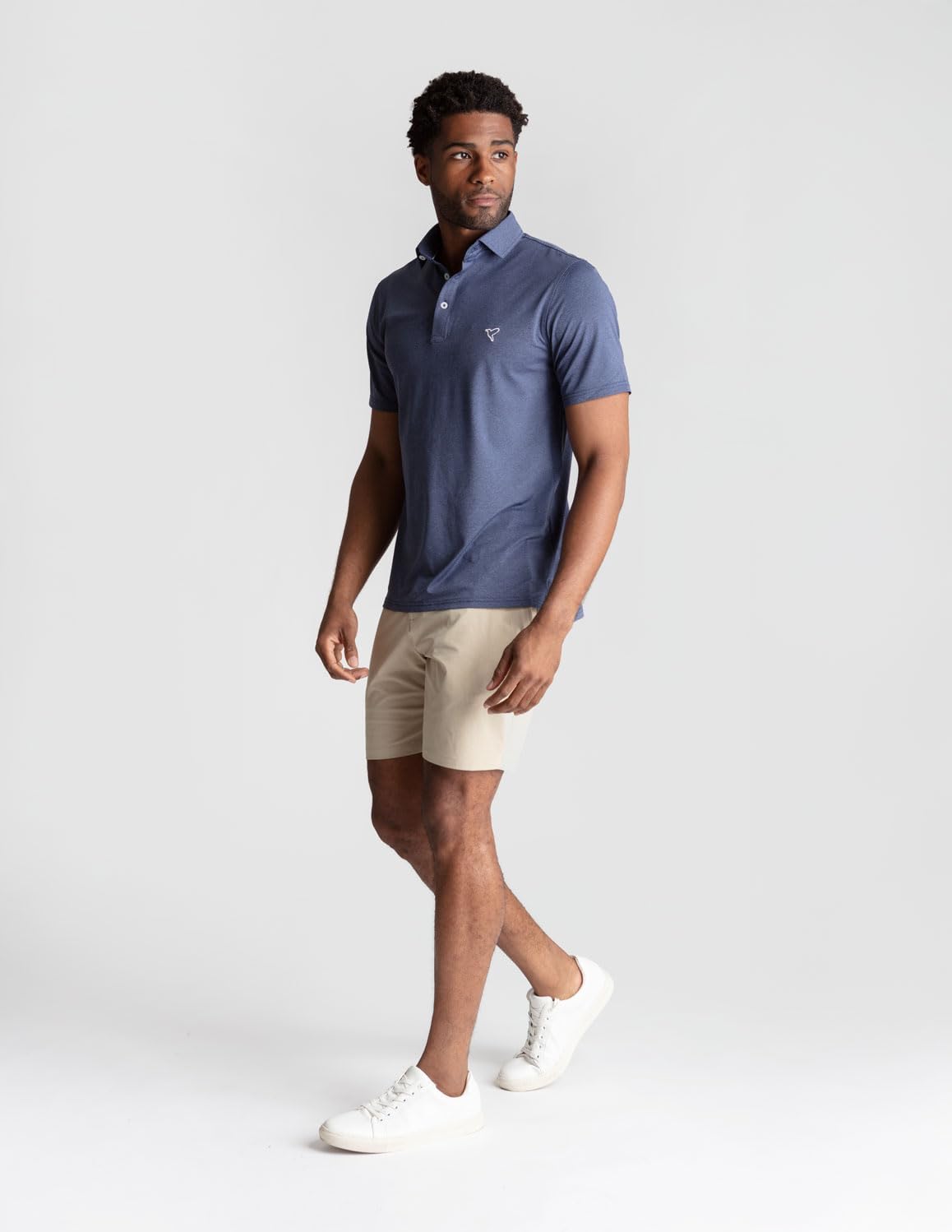 birddogs Men’s Performance Polo | Soft Breathable Fabric with Built-in Collar Stay | Wrinkle-Free Quick-Dry Tailored Fit - Image 2