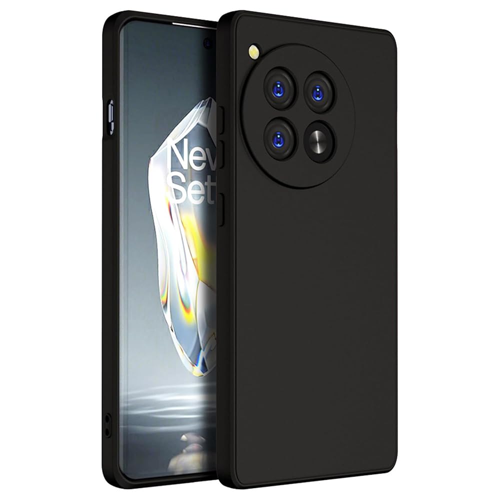Amazon Brand- Solimo Basic Case for OnePlus 12R 5G (Silicone_Black) (B0D5735PX5) Amazon Price History, Amazon Price Tracker