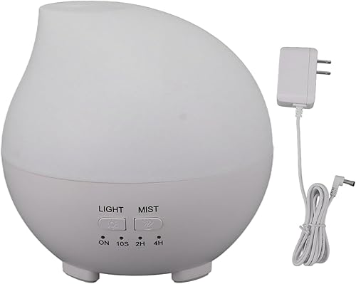 Miniatura 2 de Difusor ultrasónico de aromaterapia, 7 luces LED de color, operación silenciosa, diseño portátil, capacidad del tanque de agua de 10.1 fl oz