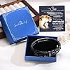 XUANPAI Mens Leather Bracelet To My Son Bracelet - Son's Gifts from Mum Braided Leather Bracelets Lettering Love You Forever Gifts #3