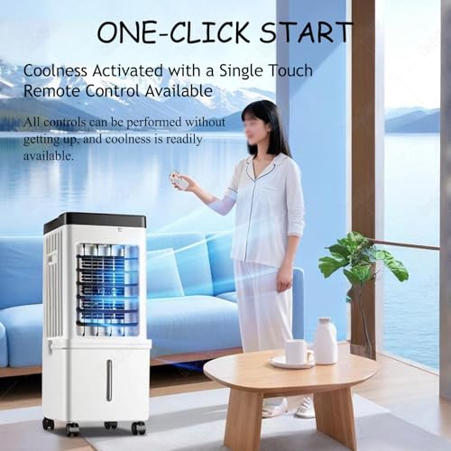 Refroidisseur d'air par évaporation 15L avec ventilateur 3 vitesses - 7