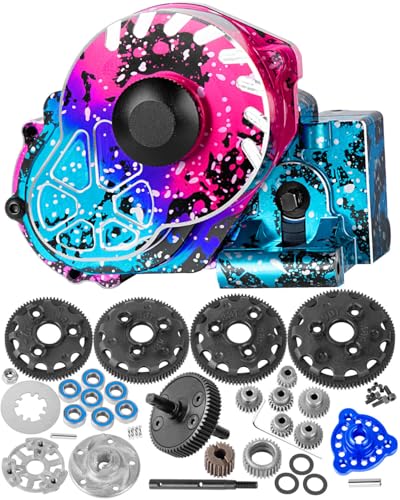 Transmisión de caja de cambios Metal Magnum 272R ensamblada con precisión para chasis 1/10