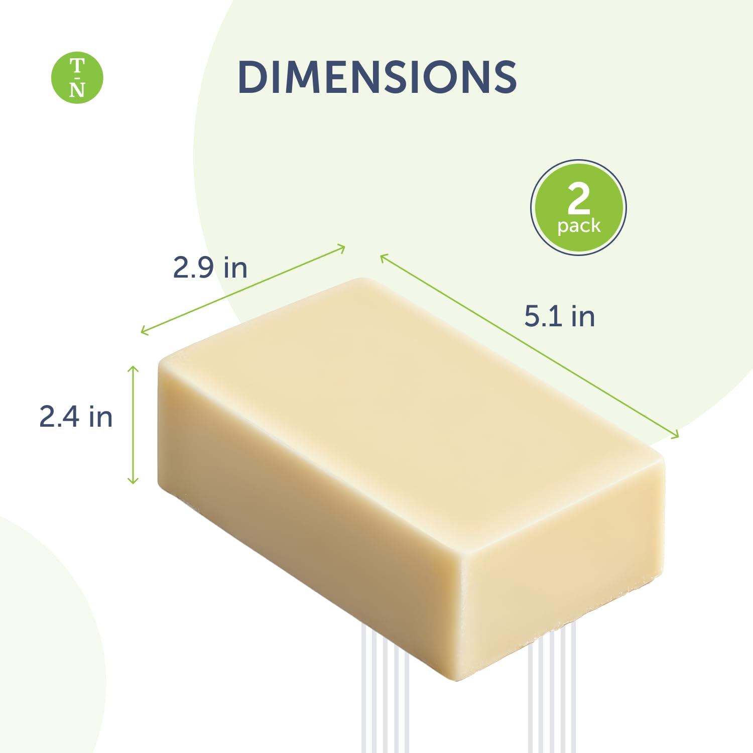 Truremedy Naturals Pack of 2 Tea Tree Body Wash with Peppermint and Eucalyptus - Soothing Tea Tree Oil Bar Soap for Men and Women - Refreshing Foot and Body Soap Bars for All Skin Types - Image 3