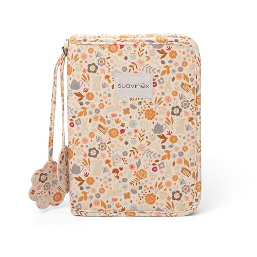 Suavinex, Protège Carnet de Santé Bébé, Pochette Documents, Étui pour Ranger et Organiser, Carnet Maternité, Fermeture Éclair, Résistant à l'Eau,...