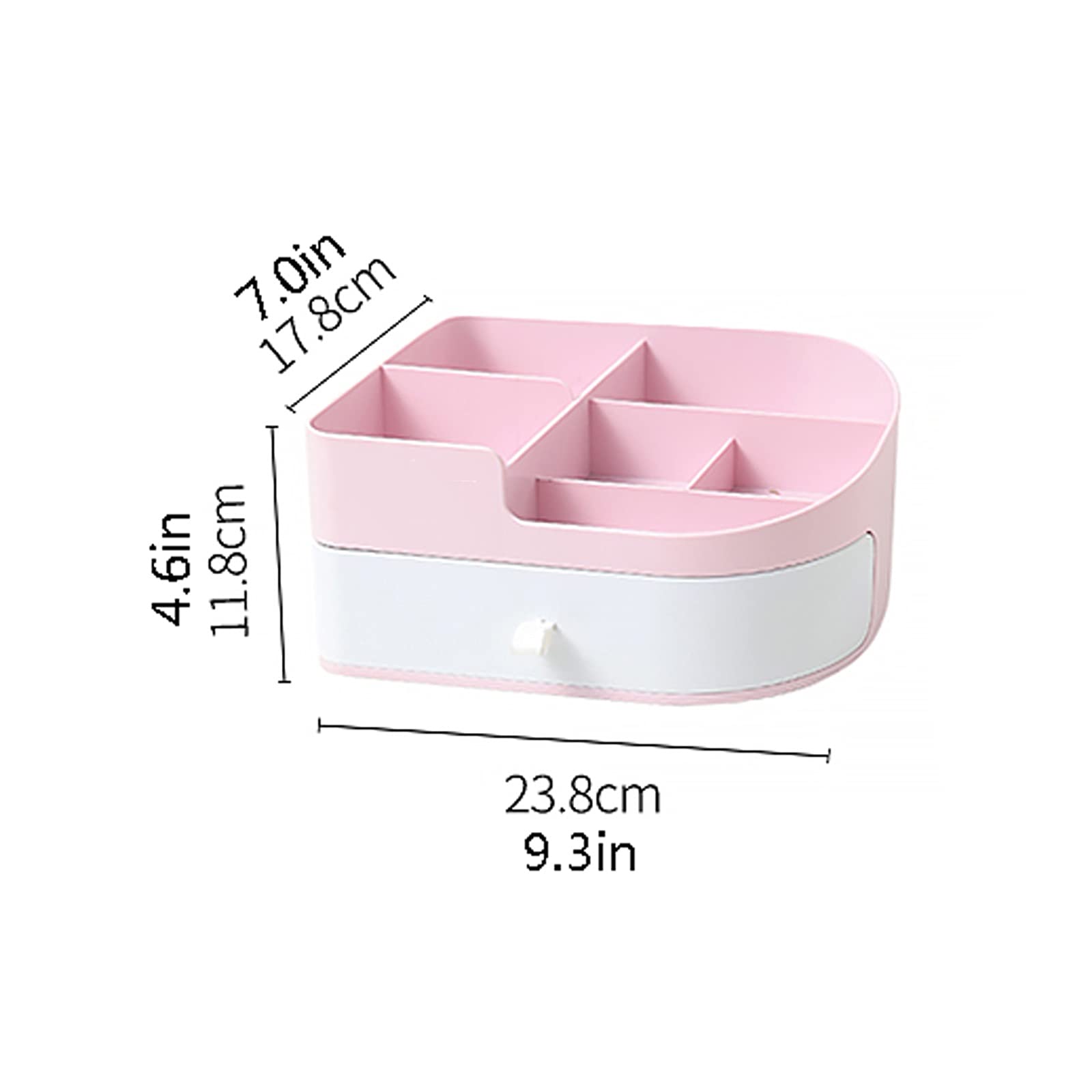 Cajón de almacenamiento Cajón Tipo Cosméticos Caja de almacenamiento Pequeño Cosmético Maquillaje Organizador Caja de almacenamiento de plástico Casón Cosméticos Estante de almacenamiento Caja de alma