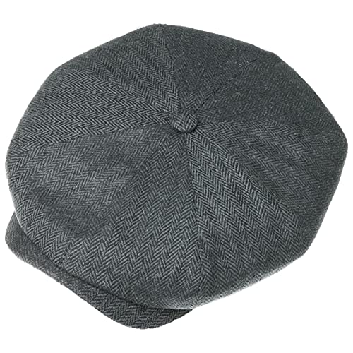 Stetson Silk Herringbone Flat Cap #TOP24