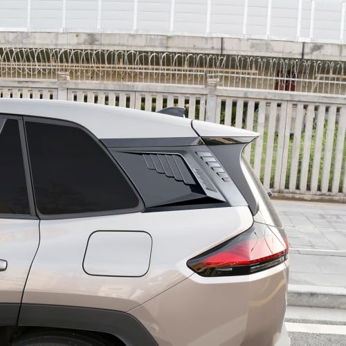Paneles decorativos de ABS C Toyota RAV4 2026 protectores exteriores negro mate coche 4